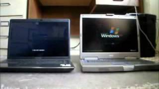 Dell Inspiron 8500 vs Compaq Presario C700 [upl. by Auqinahs]