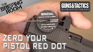 How to Zero Your Pistol Red Dot [upl. by Araccot697]