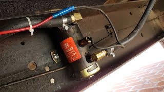 Installing an electric fuel pump [upl. by Siravrat263]