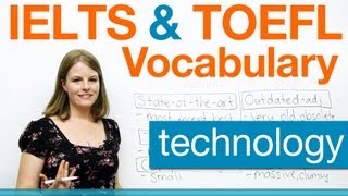 IELTS amp TOEFL Vocabulary  Technology [upl. by Dorolice236]