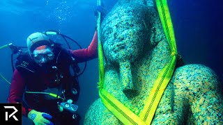 Divers Find Lost Egyptian City Underwater [upl. by Atirb83]