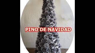 COMO HACER UN ARBOL DE NAVIDAD CON PIÑAS SUPER FACIL [upl. by Schug392]