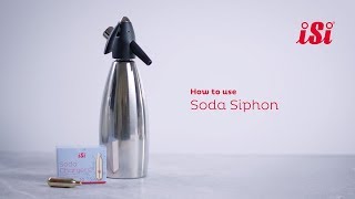 iSi Soda Siphon  How to Use [upl. by Nally]