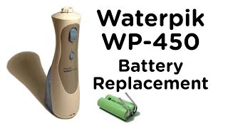 Waterpik WP450 Water Flosser Battery Replacement Guide [upl. by Maitund199]