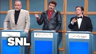 Celebrity Jeopardy Sean Connery Burt Reynolds Jerry Lewis  SNL [upl. by Jem]