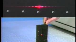 Optics Fraunhofer diffraction  adjustable slit  MIT Video Demonstrations in Lasers and Optics [upl. by Lednem]