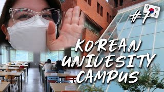 Student Cafeteria and Library TOUR at DAEGU UNIVERSITY  GKSG 2021 [upl. by Ahsiekrats]