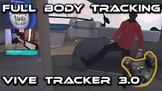 How To Do Full Body Tracking in VR using the Vive Tracker 30 [upl. by Jeddy]