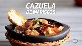 Cazuela de Mariscos  Recetas Fáciles  Food Network Latinoamérica [upl. by Aholla]