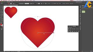 2 formas de crear un corazón  Adobe Illustrator CC 2017 [upl. by Tocci]