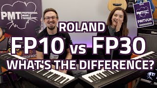 Roland FP10 vs FP30 Digital PianosWhats The Difference [upl. by Durand]