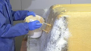 How to Laminate Large Composite Fibreglass Moulds [upl. by Byrd]