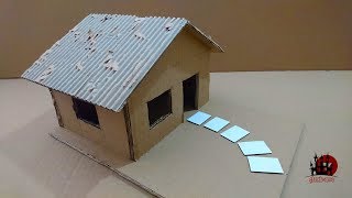 KARTONDAN EV YAPIMI  How To Make Cardboard House [upl. by Rosana]