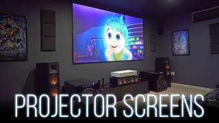 Choosing A Projector Screen  Everything You Need To Know [upl. by Finegan]