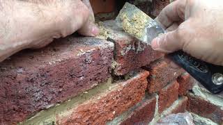 Repair loose foundation bricks [upl. by Ylreveb701]