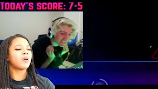 xQc does a funny Room tour shorts [upl. by Ahsot]