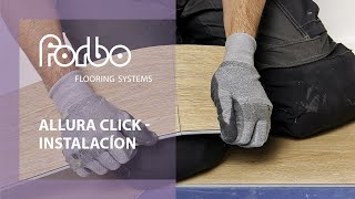 Video de instalacíon Allura losetas vinilicas de diseño click  Forbo Flooring Systems [upl. by Carmena]