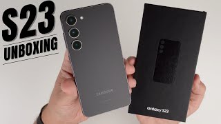 Samsung Galaxy S23 Unboxing amp First Impressions [upl. by Torhert]