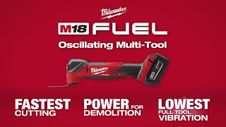 Milwaukee® M18 FUEL™ Oscillating MultiTool [upl. by Mani516]