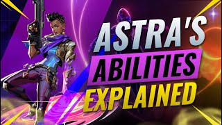 NEW AGENT ASTRA ALL ABILITIES REVEALED amp EXPLAINED  Valorant [upl. by Schulz]