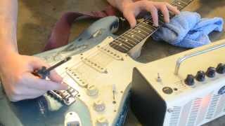 How to Adjust Intonation – Fender Strat [upl. by Emyle]