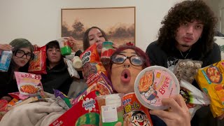 TRYING ASIAN SNACKS VLOGMAS DAY 12 [upl. by Ainez]