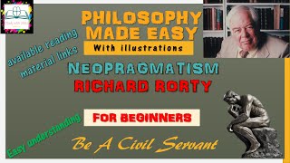 Richard Rorty  Neopragmatism  For Beginners [upl. by Salguod]