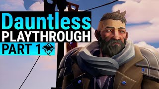 Dauntless Beginner Guide  Part 1  From start to Unlocking repeaters  Tips and Behemoth Fights [upl. by Aramad884]