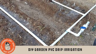 DIY Garden PVC Drip Irrigation  Easy Cheap Effective [upl. by Naujad]