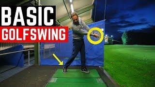 THE MOST BASIC GOLF SWING IN SLOW MOTION [upl. by Culberson122]