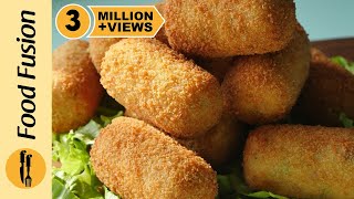 Chicken Potato Croquettes Recipe By Food Fusion [upl. by Ermin]