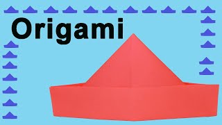 Origami Como Hacer Un Sombrero De Papel [upl. by Dixie]