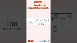 Exercice 31 Limites 2BAC Maths [upl. by Revlis]