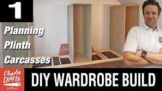 DIY Fitted Wardrobe Build with Basic Tools  Video 1  PLINTH amp CARCASSES [upl. by Chaworth]