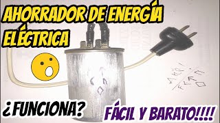 Fabricar ahorrador de energía eléctrica fácil y barato [upl. by Rimidalg]