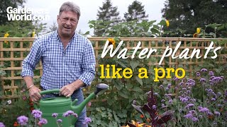 How to water plants effectively [upl. by Cindi]