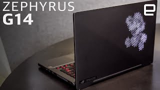 ASUS ROG Zephyrus G14 handson Ryzen power in a lightup laptop [upl. by Hurwitz805]