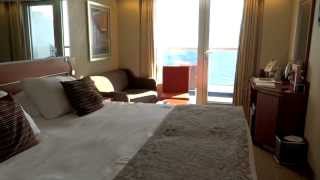 Holland America Line Nieuw Amsterdam Verandah Balcony Suite 8021 [upl. by Bebe]