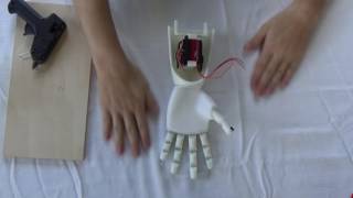 Assembly of 3D Printed Prosthetic Hand  From Thingiverse [upl. by Ajuna]