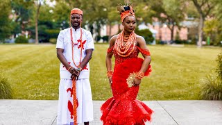 Gabriel amp Iyobosa’s Traditional Ceremony  Edo Bride meets Yoruba [upl. by Stine910]