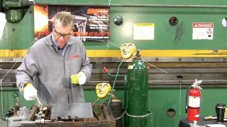 Acetylene amp Oxygen Torch Cutting [upl. by Nylacaj]