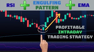 Profitable Intraday Trading Strategy Engulfing Pattern  RSI  EMA [upl. by Delanie]