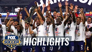 USMNT win dramatic Gold Cup final over Mexico in extra time 10  2021 Gold Cup [upl. by Adnilym62]