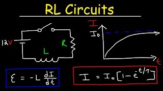 RL Circuits  Inductors amp Resistors [upl. by Dalis]