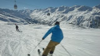 Skiing in ObergurglHochgurgl  Ötztal Valley in Tirol in Austria [upl. by Edison]