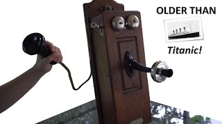 Whats inside a 113 year old Hand Crank Telephone [upl. by Egag948]