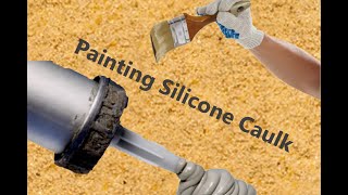 How to Paint over Silicone Caulk [upl. by Naivad]