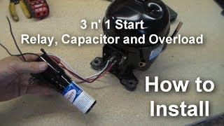 How to Install a Universal Relay 3 n 1 Starter on your Compressor [upl. by Neyud]