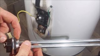 How To Replace The Lower Element On A Electric Water Heater [upl. by Ottavia]