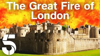 How Did The Great Fire of London End  The Great Fire London Burns  Channel 5 History [upl. by Elleda815]